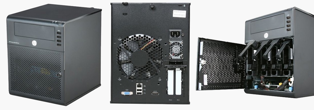 HP ProLiant G7 N54L und Openmediavault 5