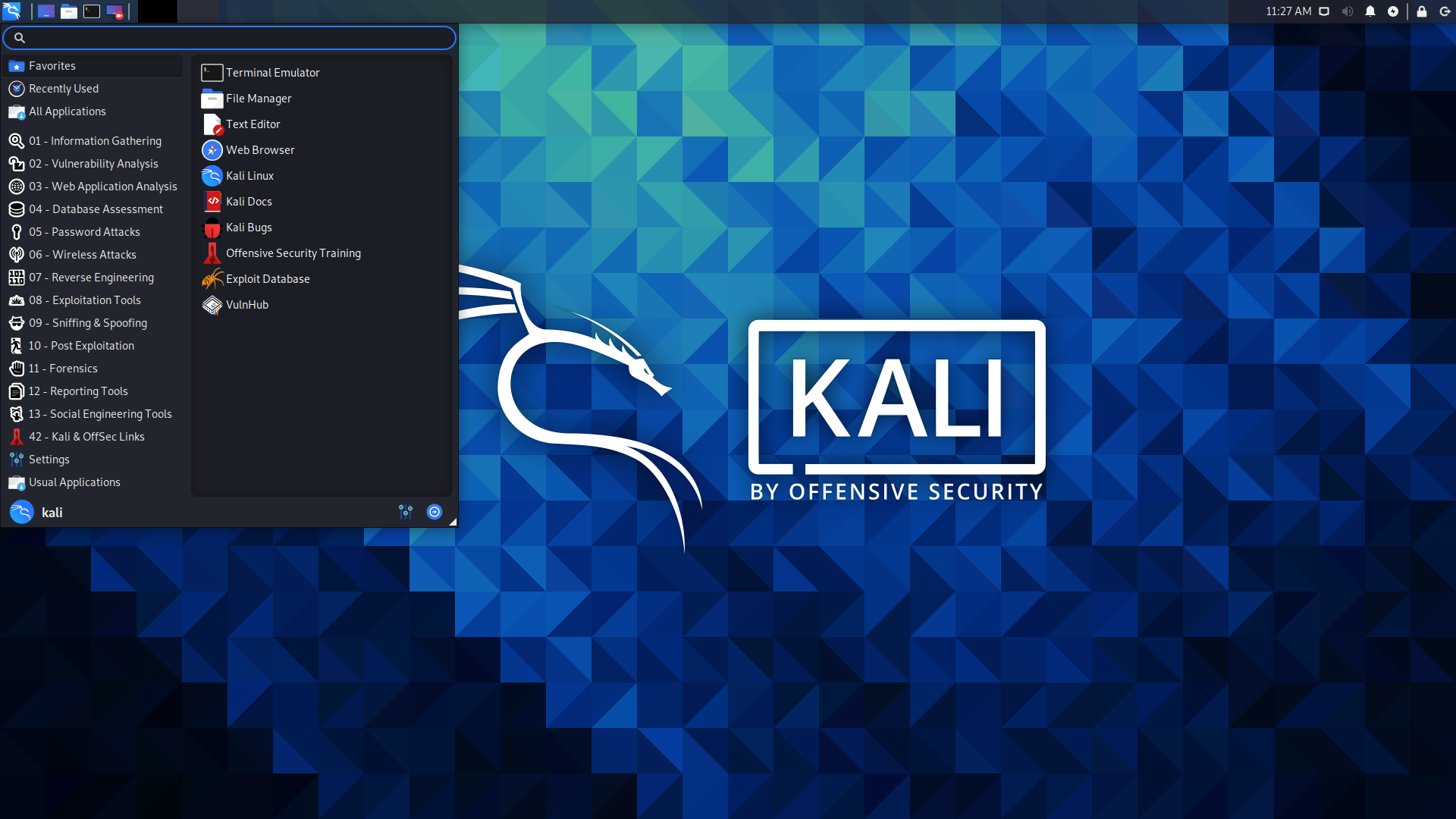 Kali Linux als Test Engineering Umgebung