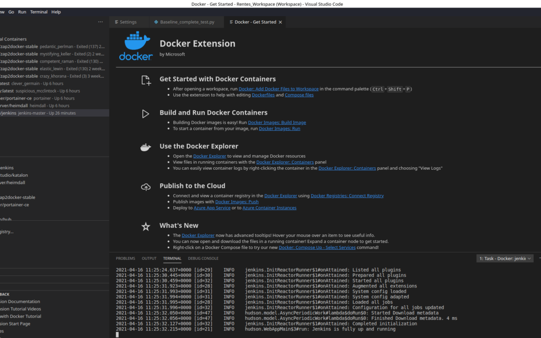 Docker verwalten in Visual Studio Code | Dev-Crowd