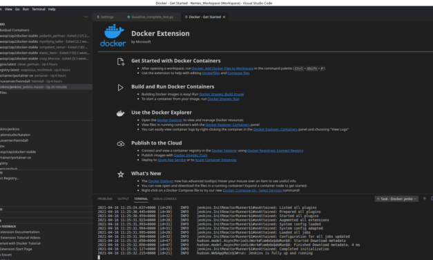 Docker verwalten in Visual Studio Code